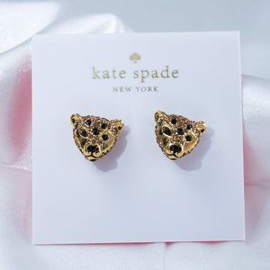 Kate Spade Run Wild Cheetah Earrings (includes DUST BAG)